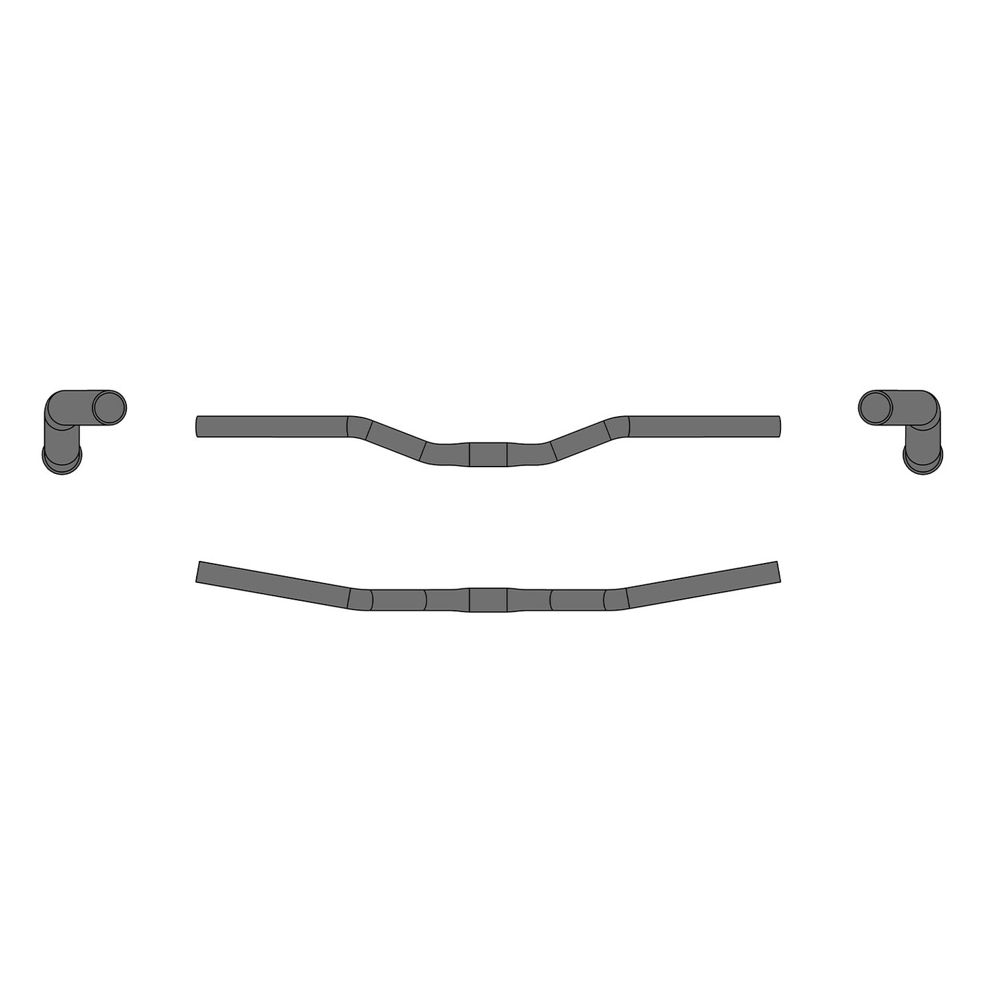 Ergotec 25,4 riser handlebar