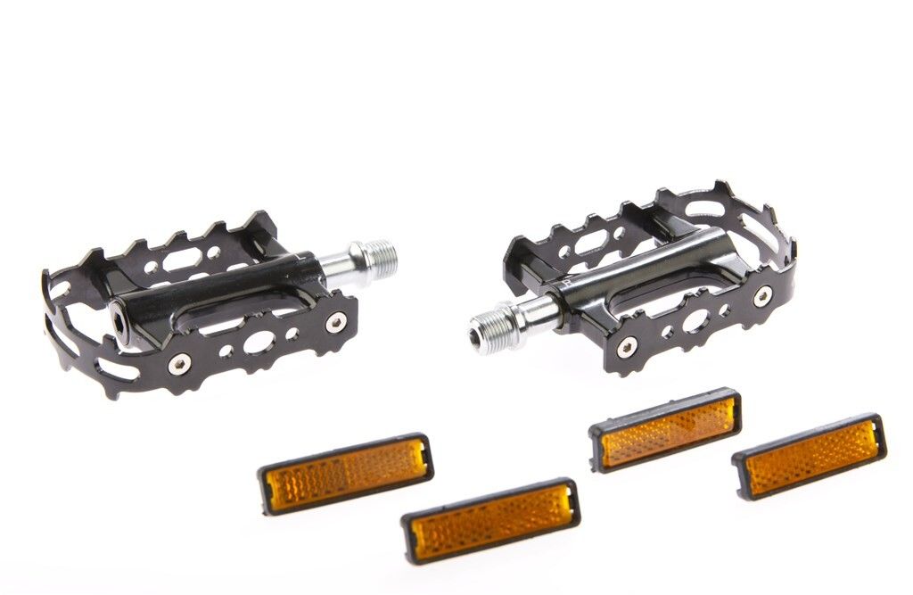 Tecora E All-round aluminium pedals black