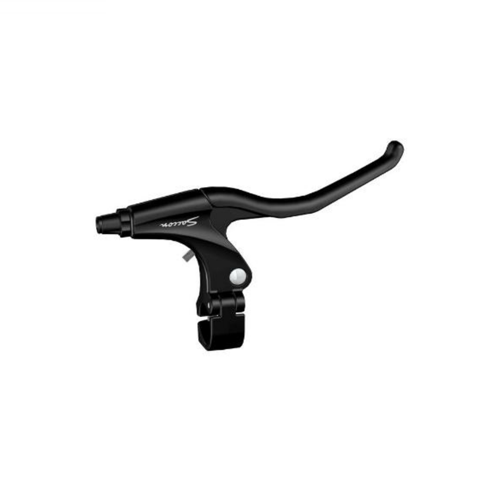 Saccon brake lever silver four finger - black