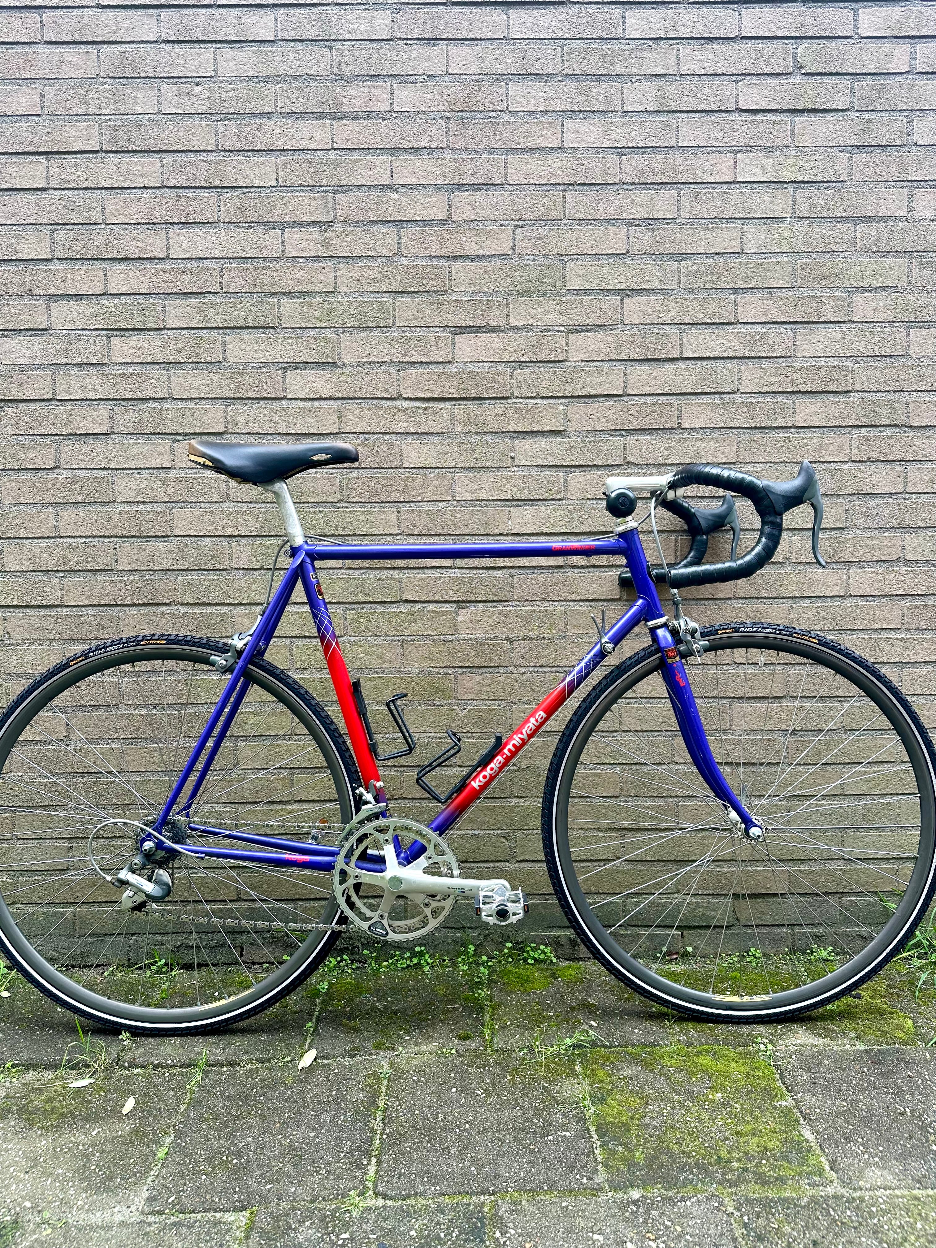 koga miyata rennrad road winner 1989 Koga Miyata Granwinner 58cm Shimano 600 Tricolor – Retro Bike Rotterdam