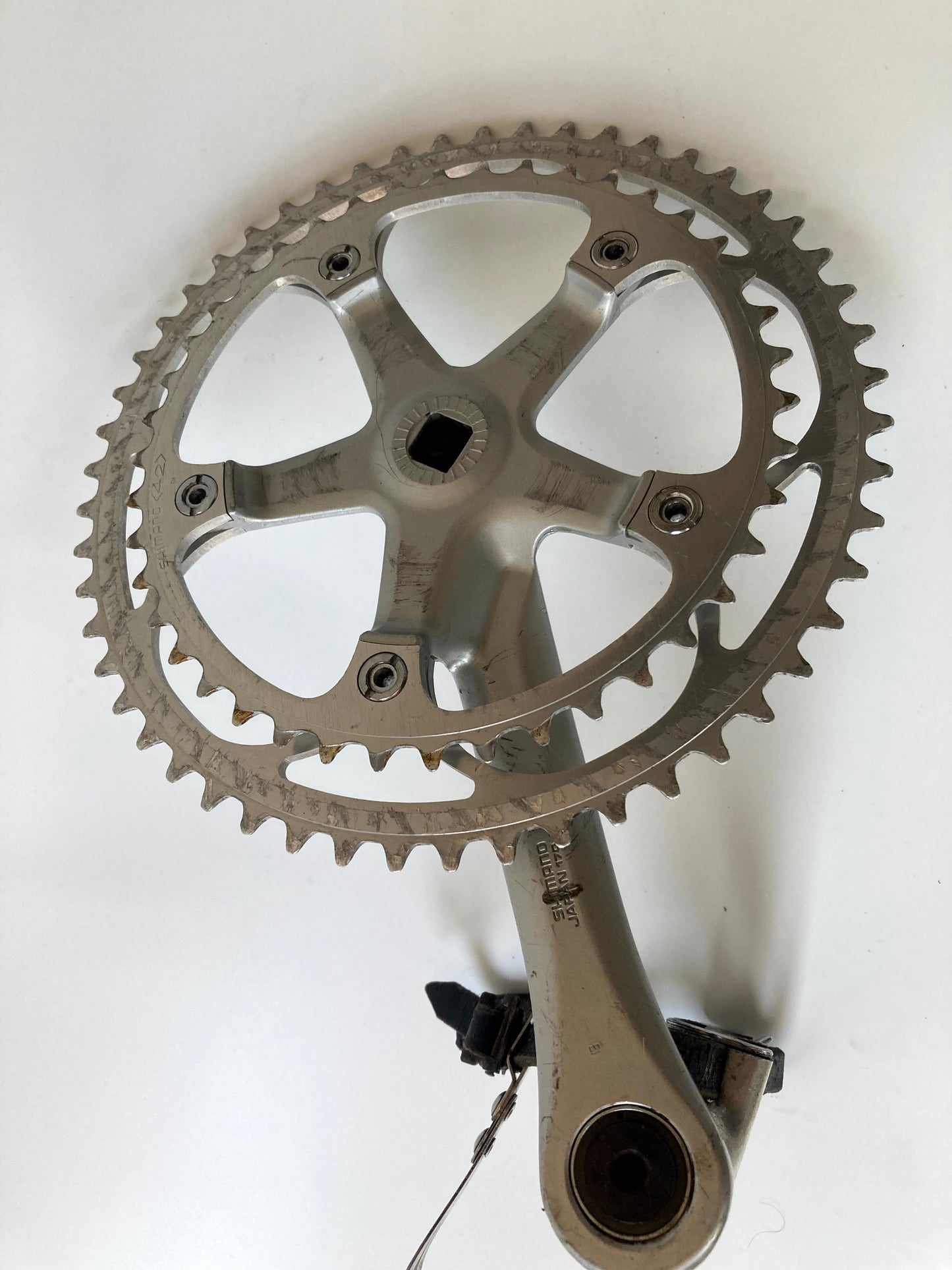 Shimano 600 AX crank with Shimano 600 AX pedals Shimano FC-6300