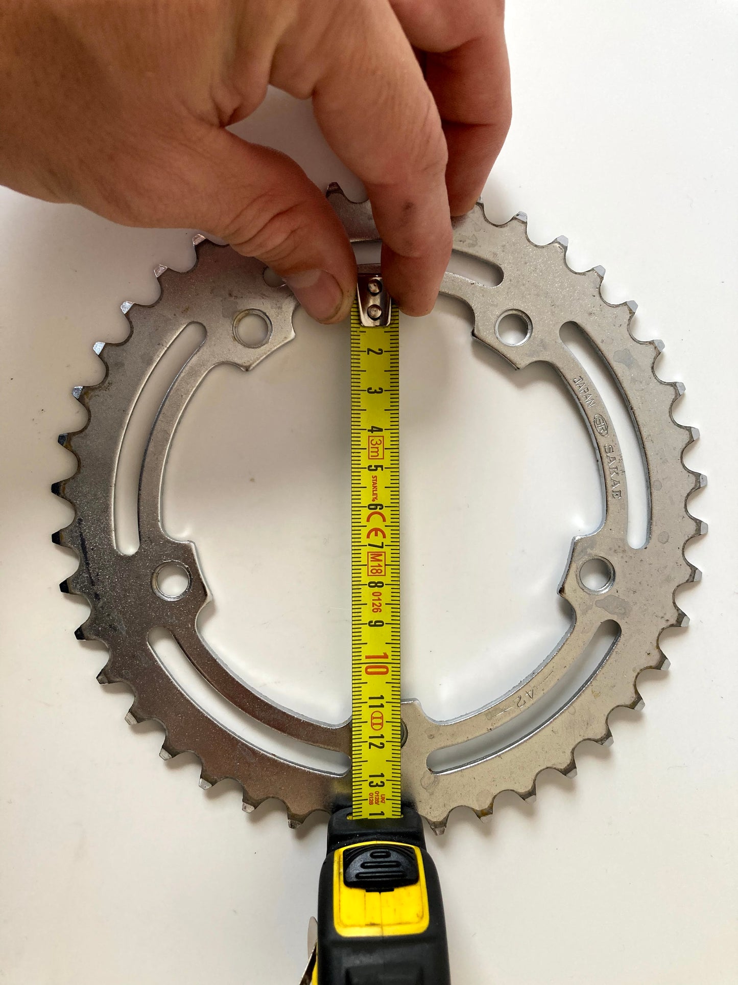 Custom Sakai 42 tooth chainring 110 BCD