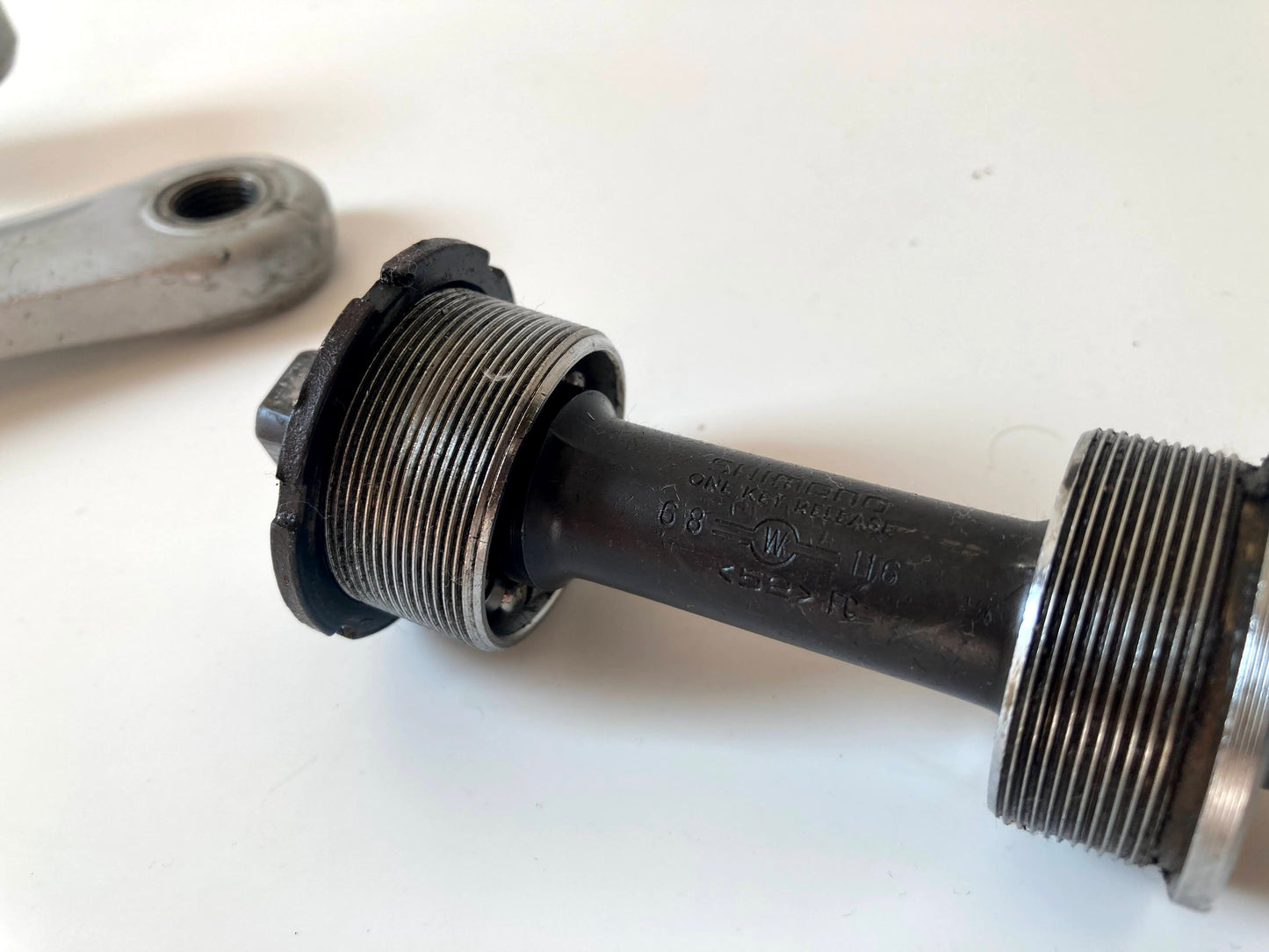 Campagnolo Double Crank Kurbel Manivelle With BSA Shimano Bottom Bracket