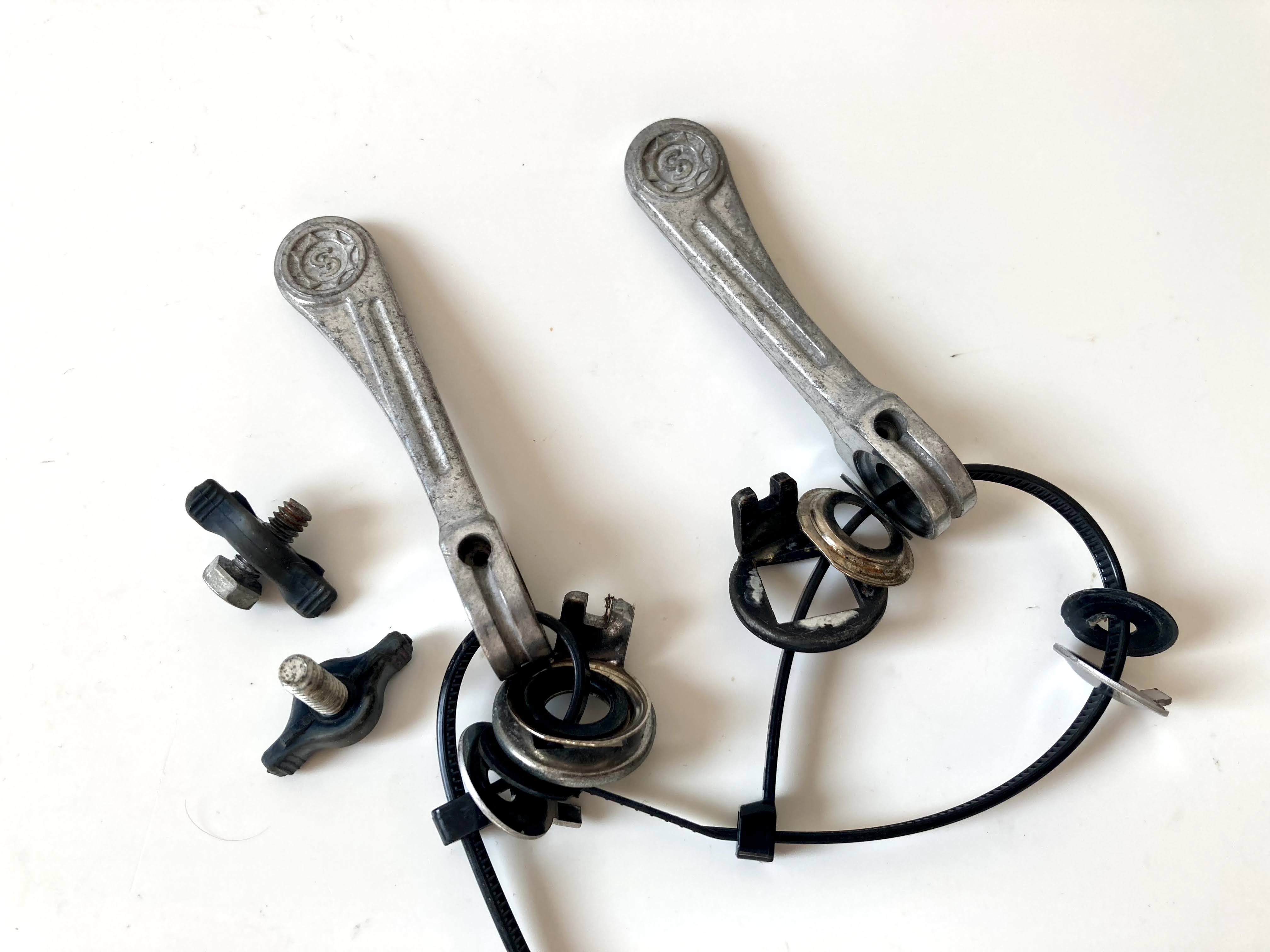 Vintage Simplex Shifters France Downtube Leviers de Friction Vélo de Vintage Simplex Shifters France Downtube Leviers de Friction Vélo de