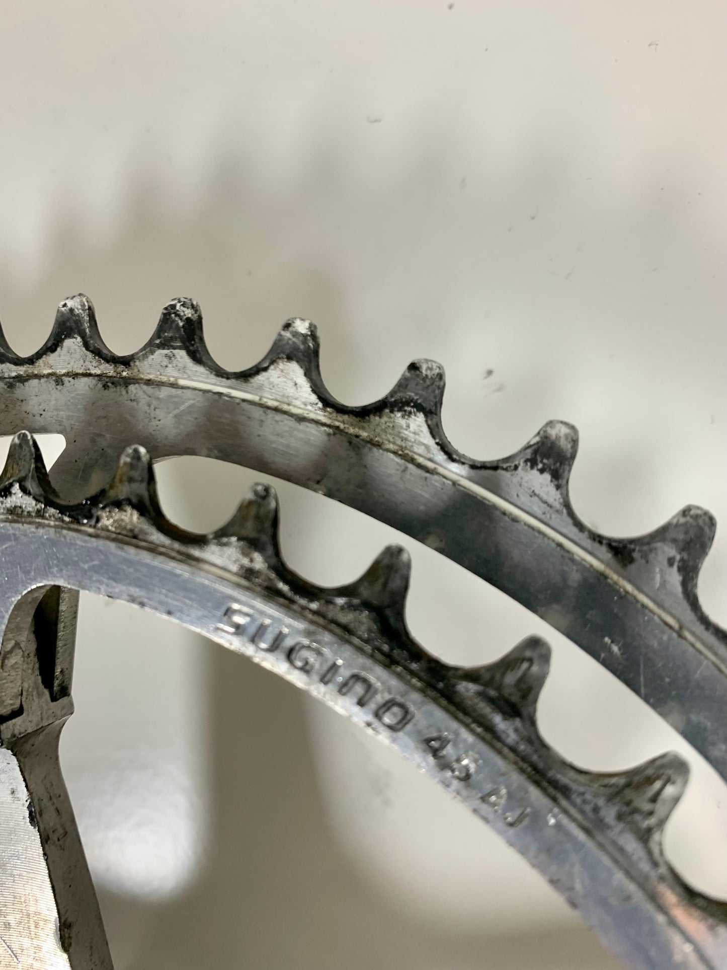 Campagnolo Strada Super Record fluted crank 52/45 tooth