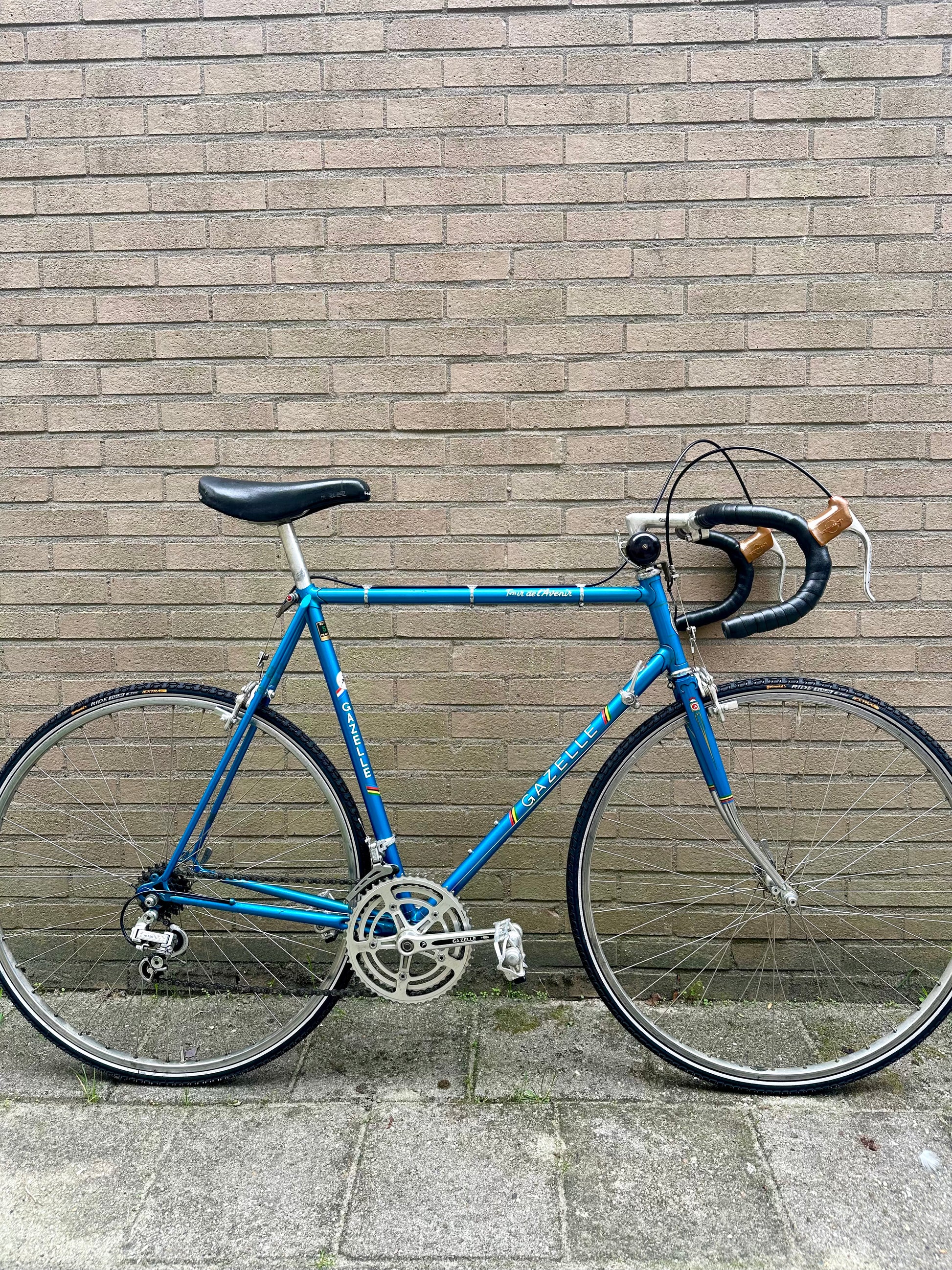 retro fahrrad gazelle Gazelle Tour de l'Avenir 57cm Reynolds 531 – Retro Bike Rotterdam