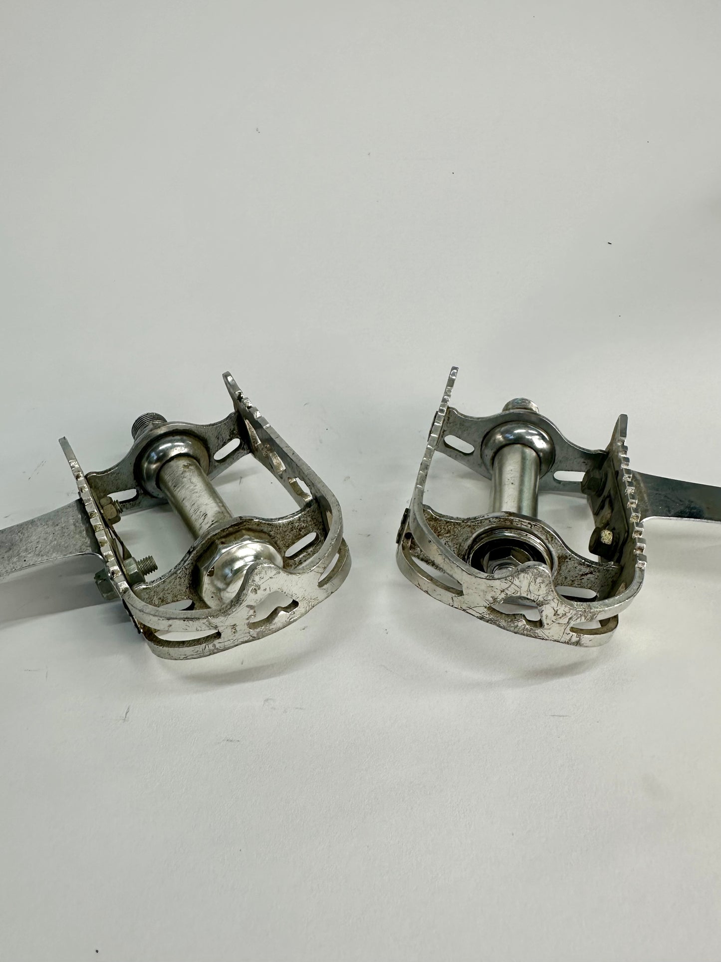 kyokuto pedals Kyokuto Top-Run pedals with half toe clips – Retro Bike Rotterdam