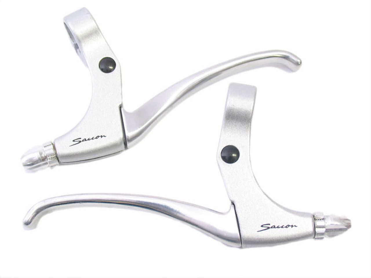 Saccon brake lever silver four finger - silver