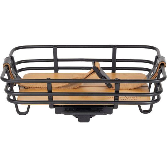 AtranVelo mand Epic Retro AVS 6l alu/bamboo zwart/bruin