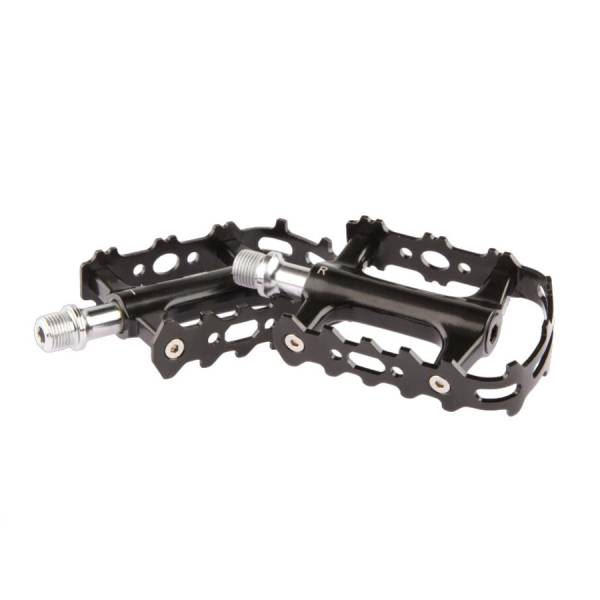 Tecora E All-round aluminium pedals black