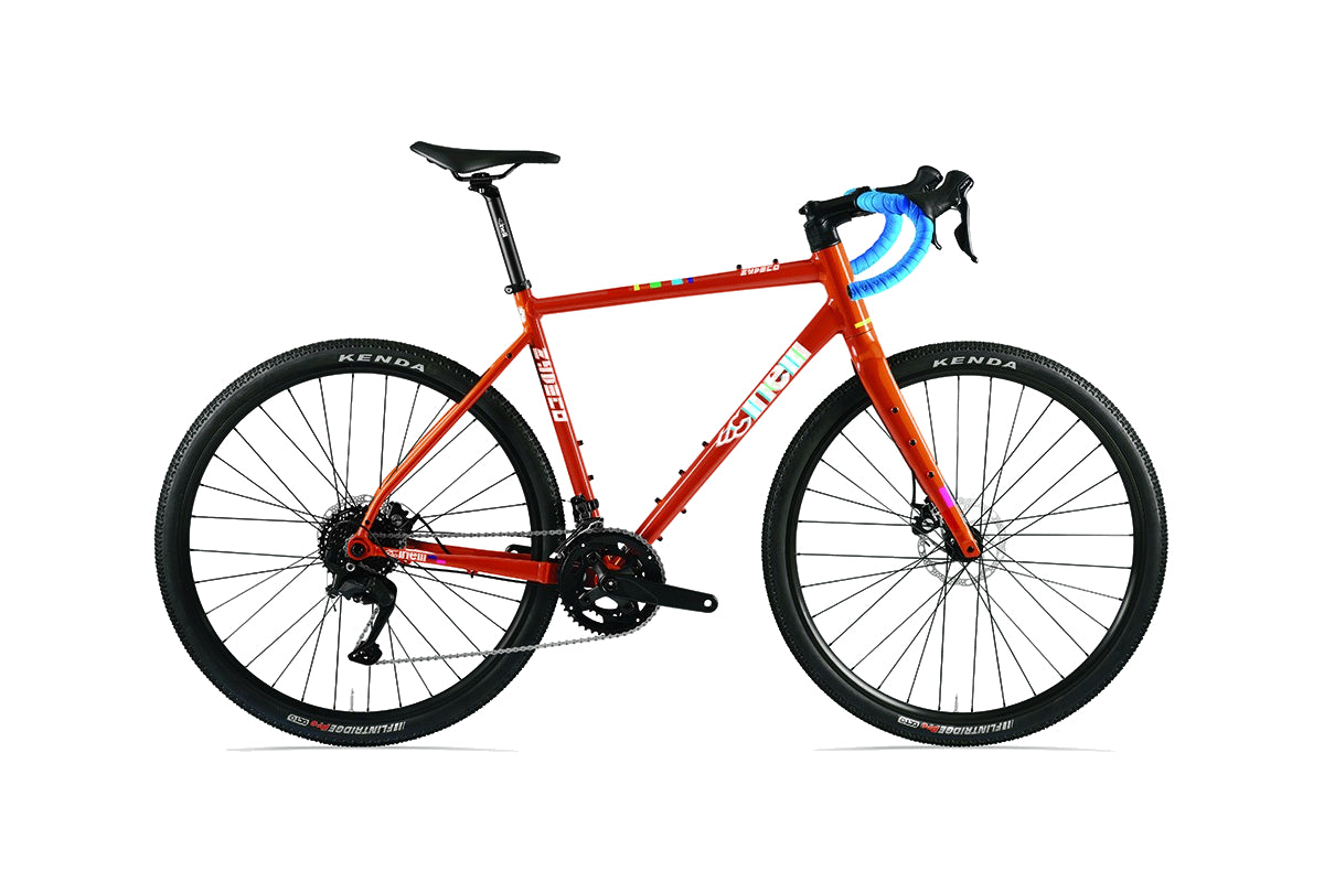 Cinelli Zydeco Rocky Sand Shimano Cues 2x9 mix