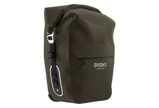 Brooks Scape large pannier mud green