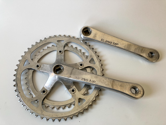 Sugino MP double crankset 52/42 teeth square taper