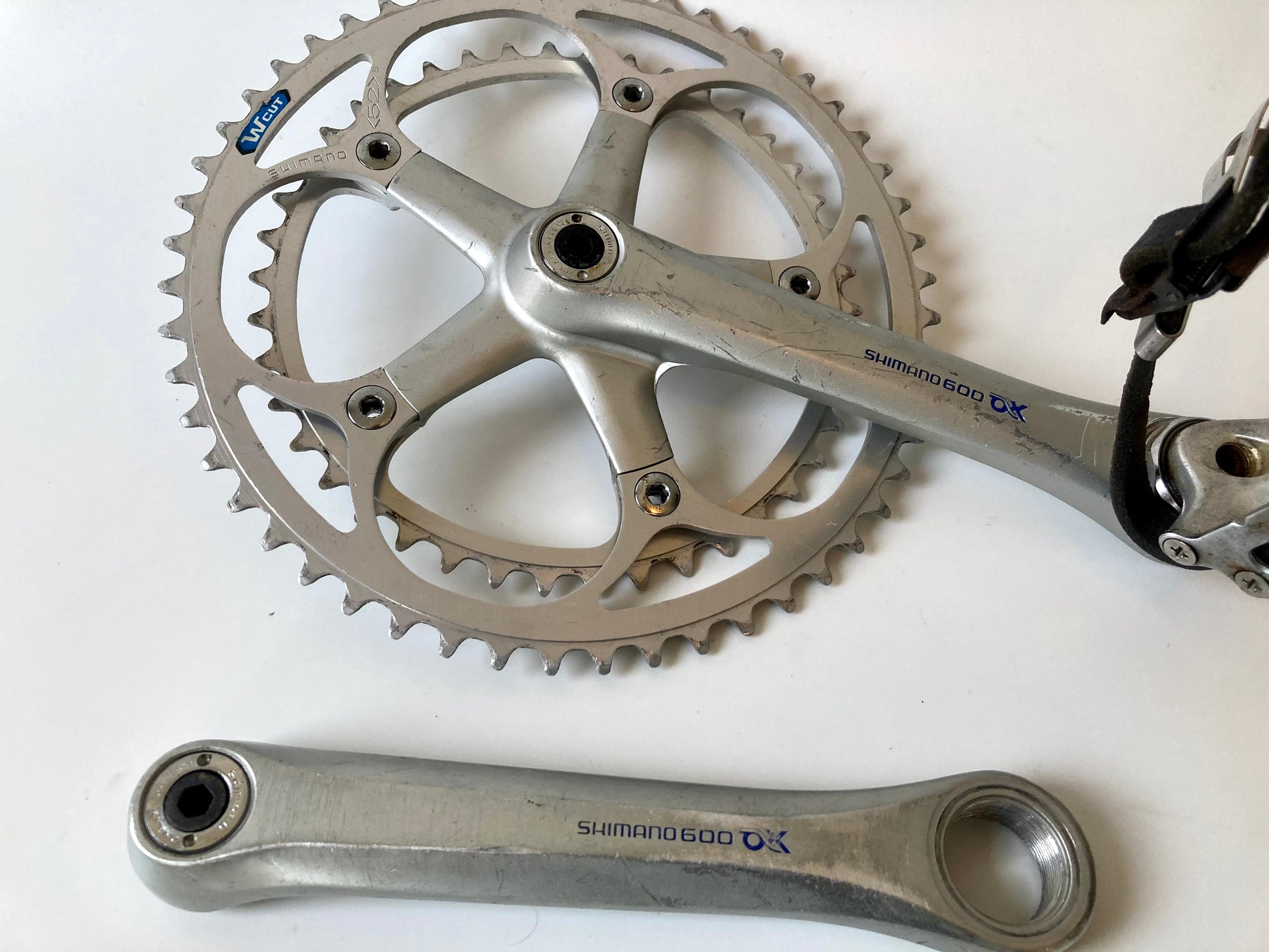 shimano 600 ax pedale Shimano 600 AX crank with Shimano 600 AX pedals Shimano FC-6300 €35 – Retro Bike Rotterdam