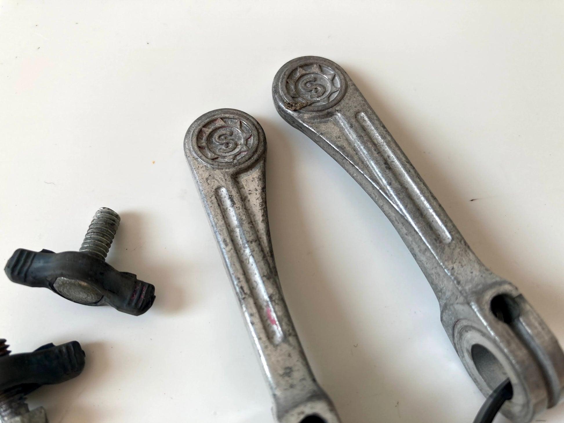 Simplex Braze On Friction Downtube Shifter Schalthebel Complete