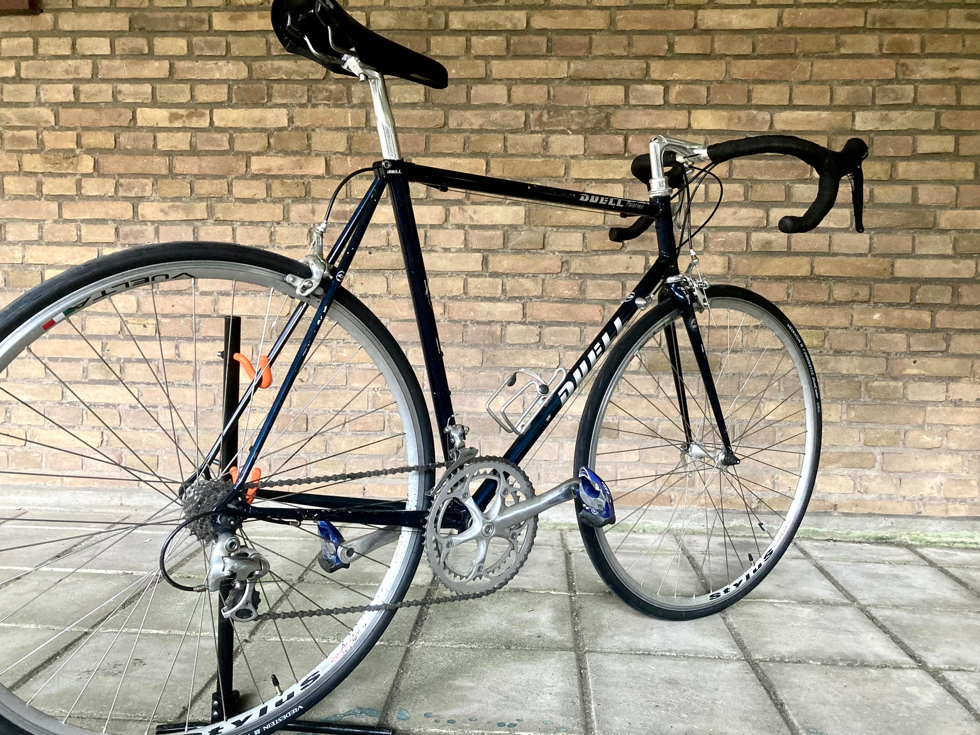 retro bike rennrad Duel Palermo 57cm Ultegra 9 speed handbuilt steel road bike rennrad – Retro Bike Rotterdam