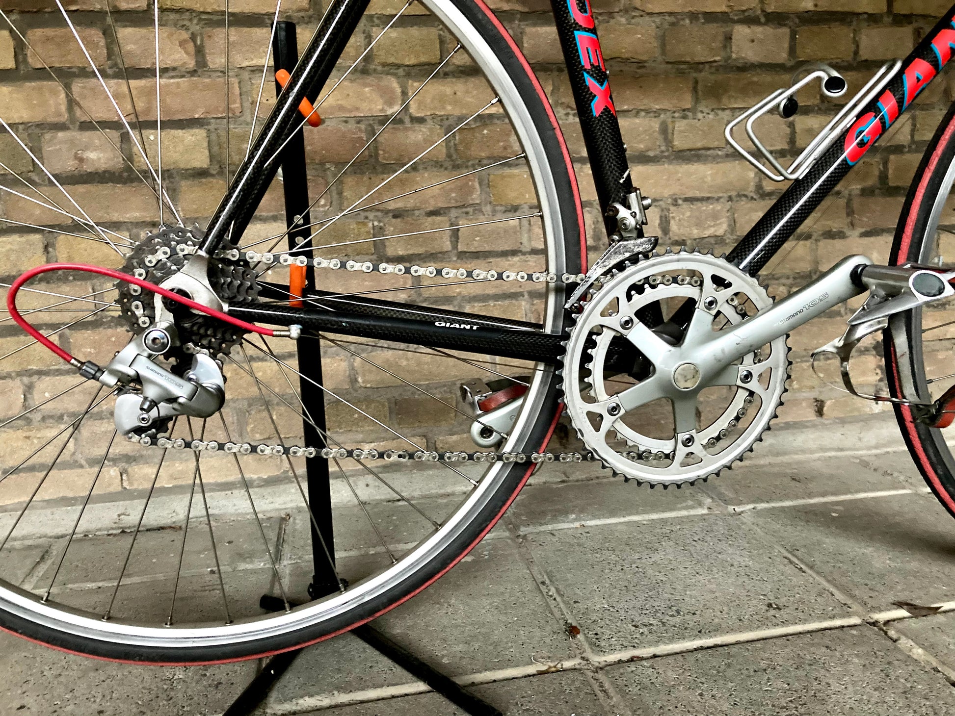 Vélo de course vintage Giant Cadex 980C carbone/aluminium cadre nu - Vélos Vélo de course vintage Giant Cadex 980C carbone/aluminium cadre nu - Vélos