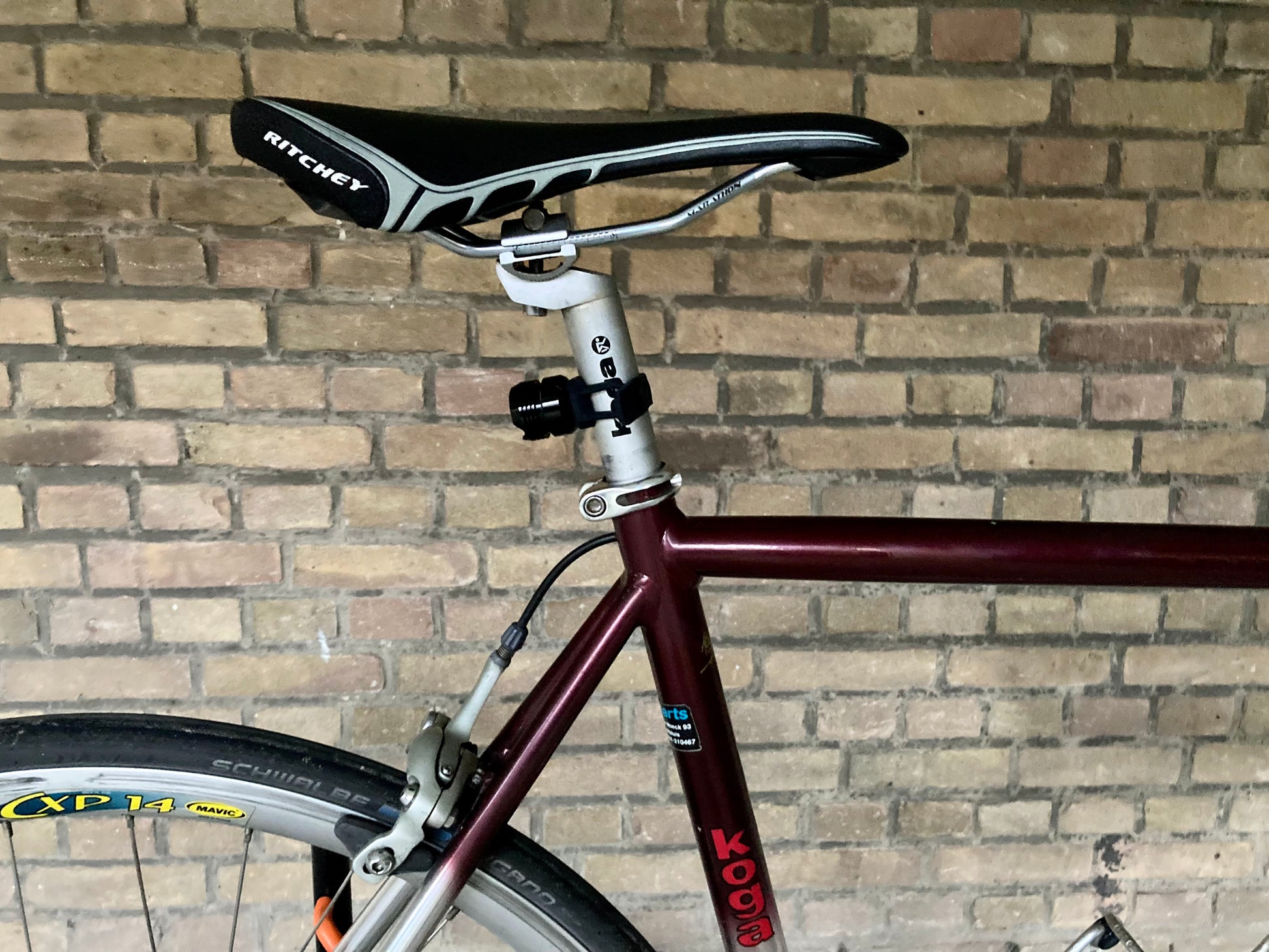 sattelstütze koga miyata Koga Miyata GentsRacer Shimano 105 56cm €330 – Retro Bike Rotterdam