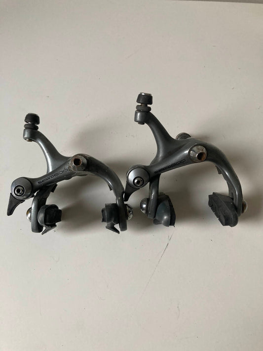 Shimano 600 tricolour BR6400 dual pivot brake calipers Fahrradbremssättel