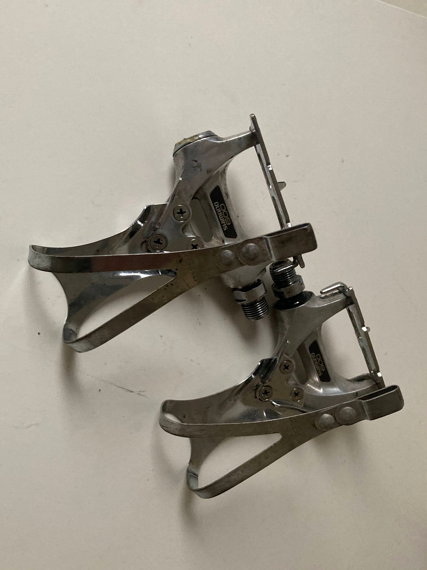 Shimano 600 pedals with clips PD-6207, 600EX Pedale