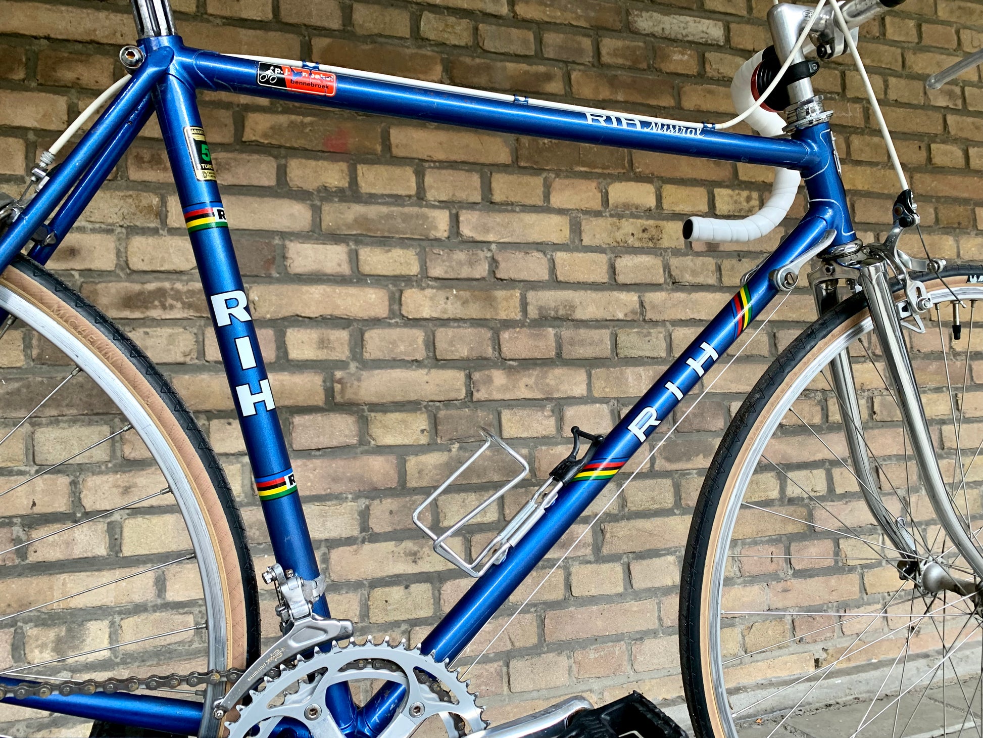 rih super rennrad RIH Mistral 55cm Shimano Golden Arrow Reynolds 531 – Retro Bike Rotterdam