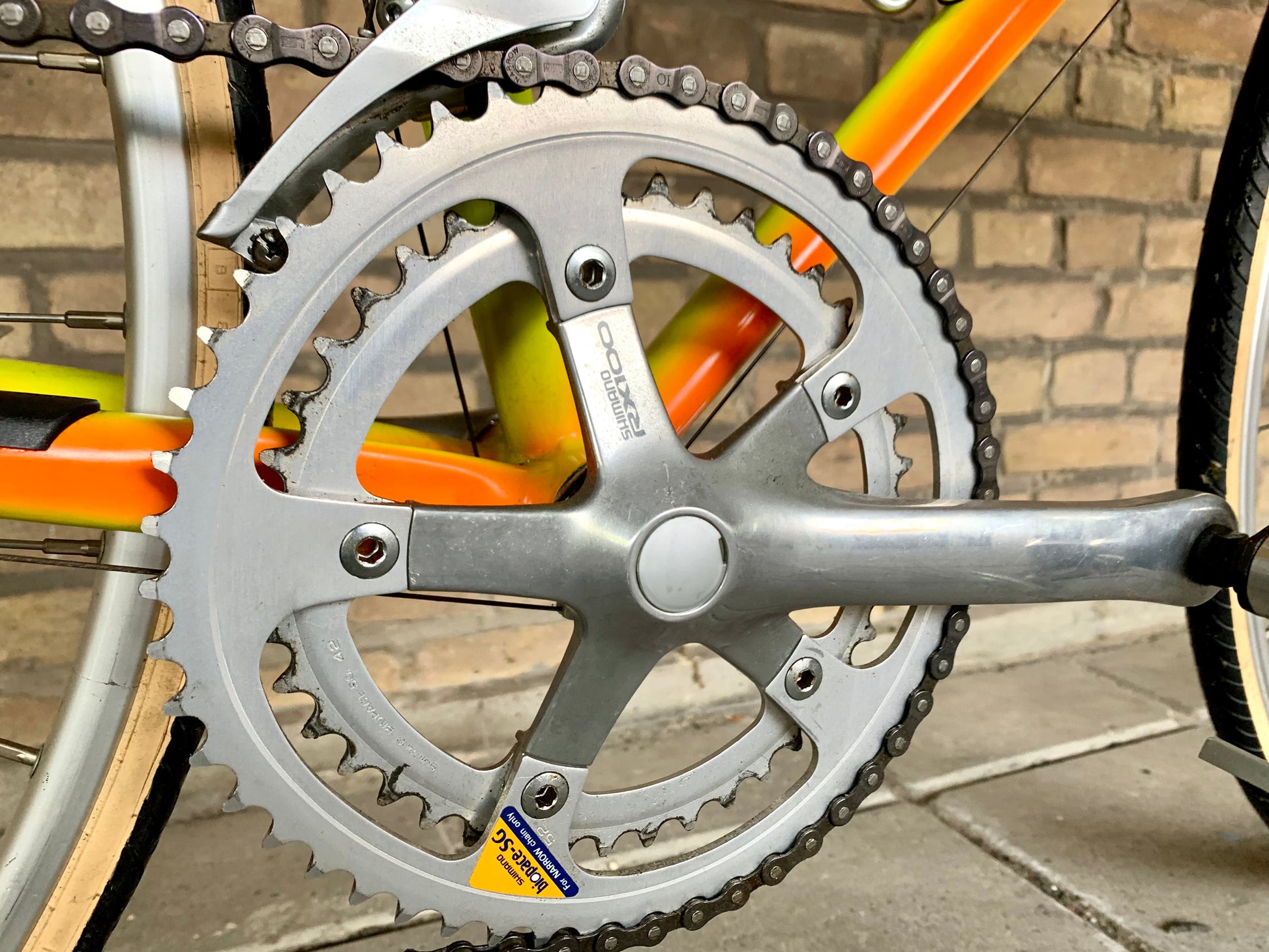 Shimano top rx100 groupset