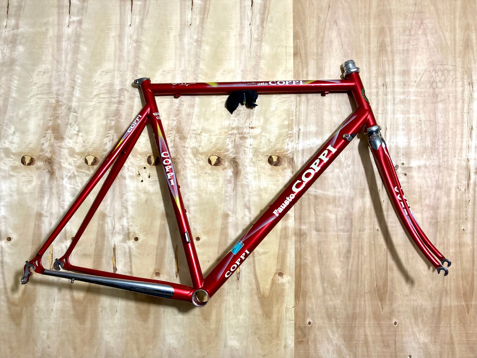 Fausto Coppi frameset Columbus Genius – Retro Bike Rotterdam