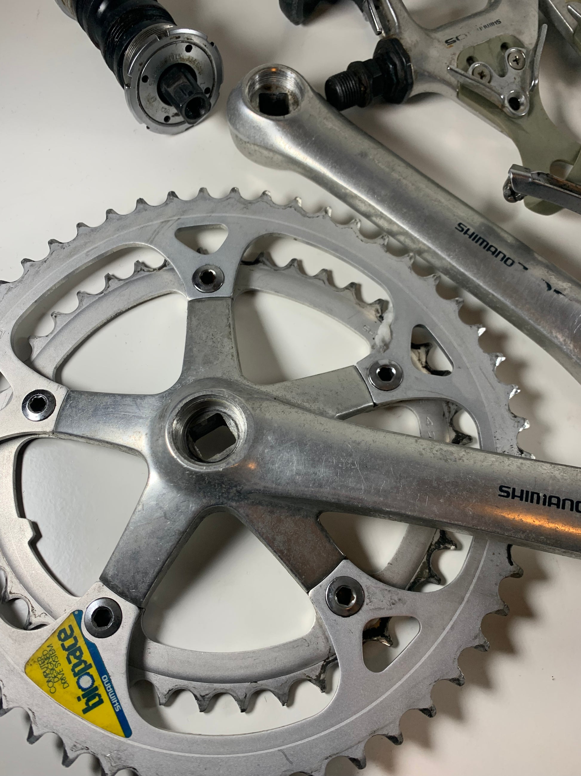 Shimano 105 1050 complete groupset 6 speed 130 Retro Bike Rotterdam