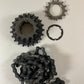 Shimano Uniglide cassette 13-21 6 speed with chain