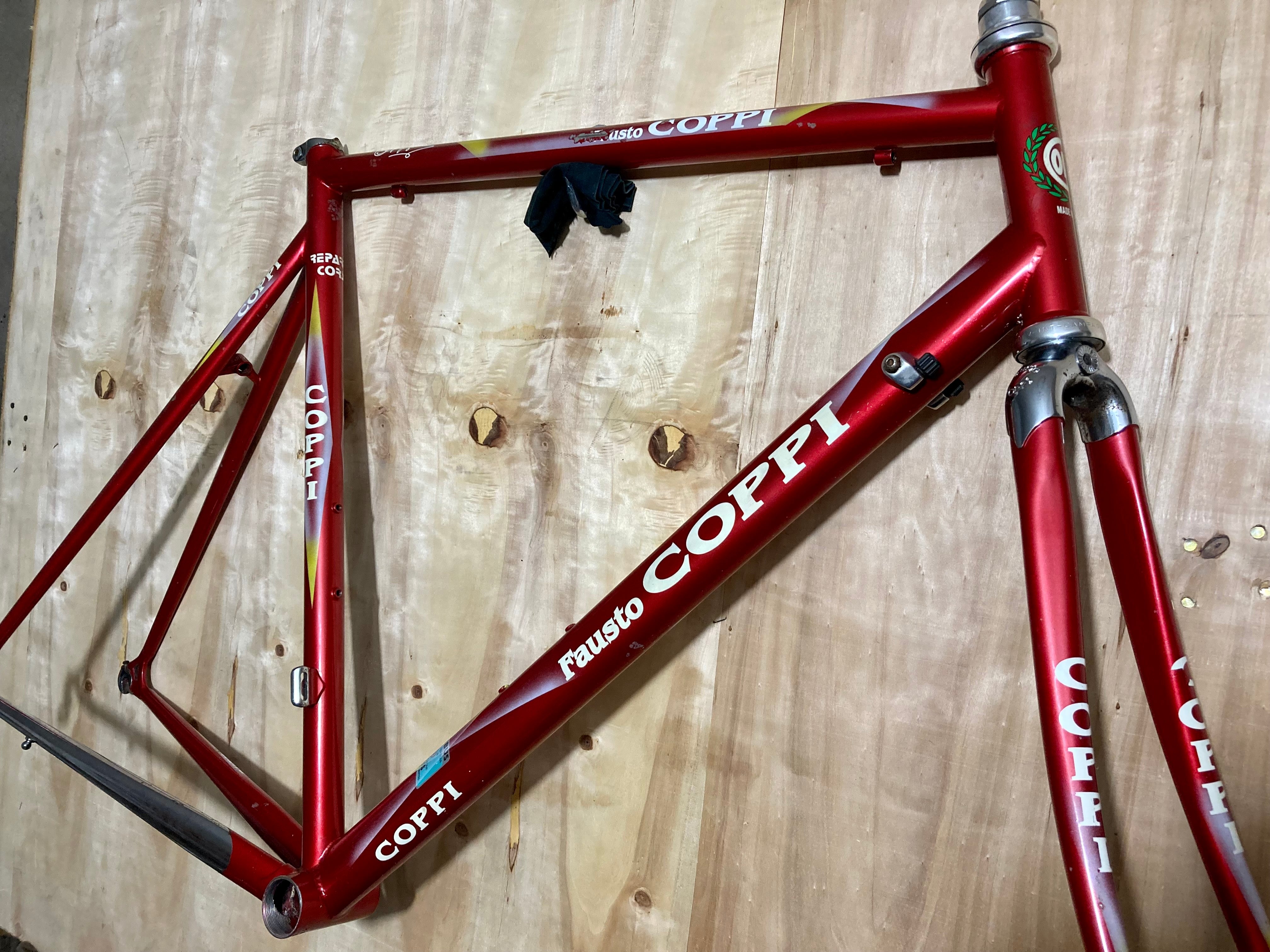 Fausto Coppi frameset Columbus Genius – Retro Bike Rotterdam