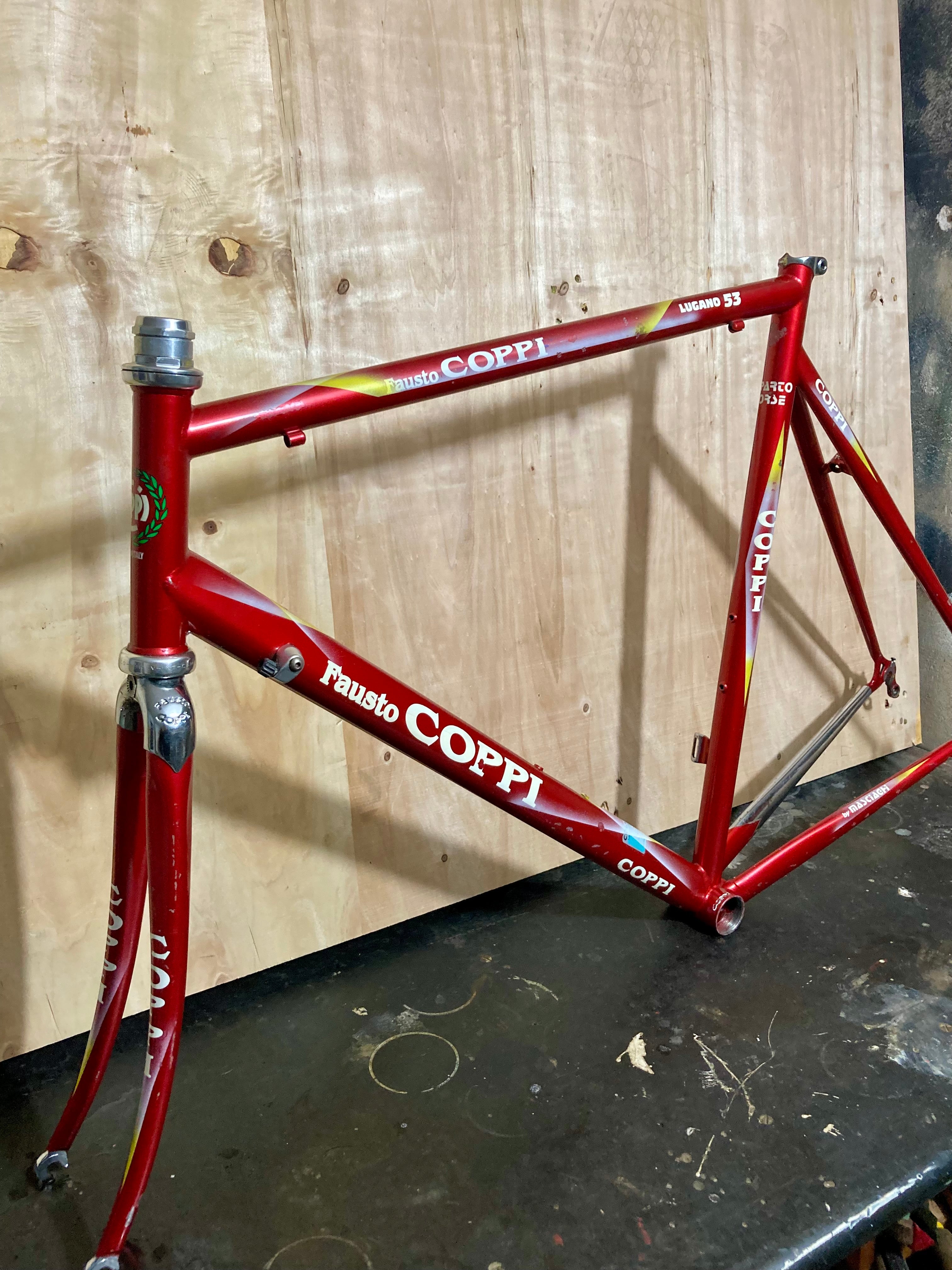 Fausto Coppi frameset Columbus Genius – Retro Bike Rotterdam