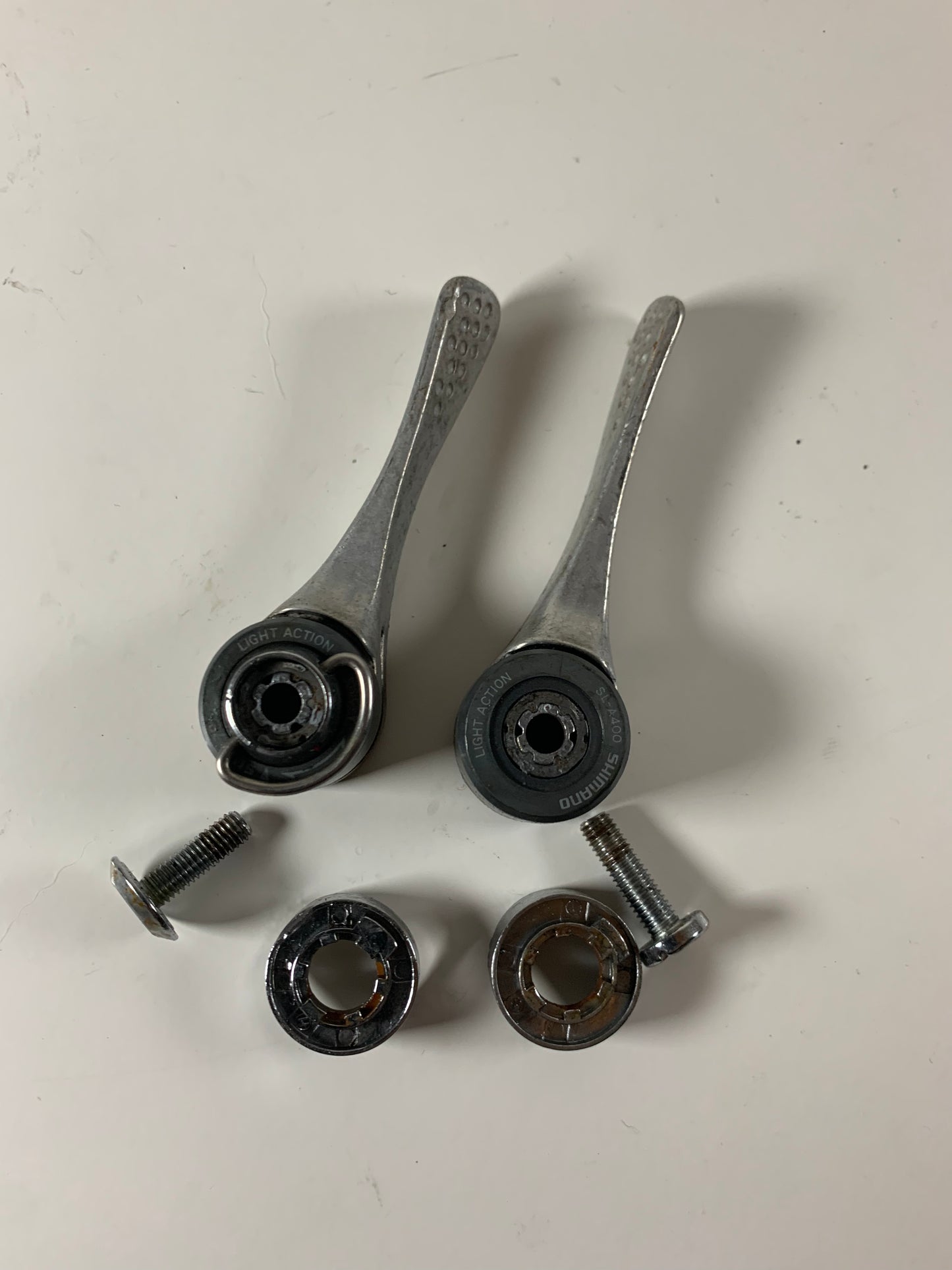 Shimano SL A400 downtube indexed shifters 7 speed