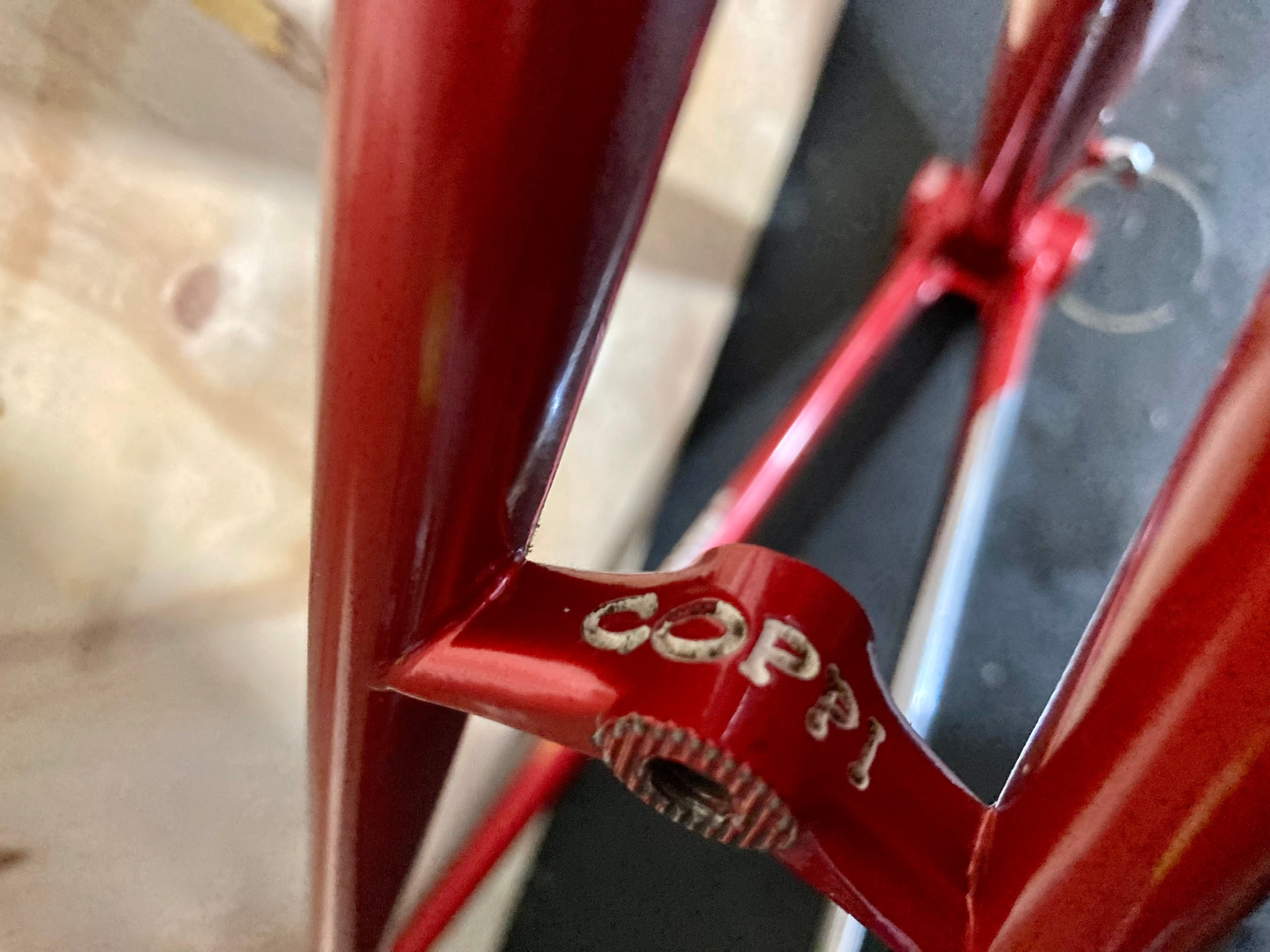 Fausto Coppi frameset Columbus Genius – Retro Bike Rotterdam