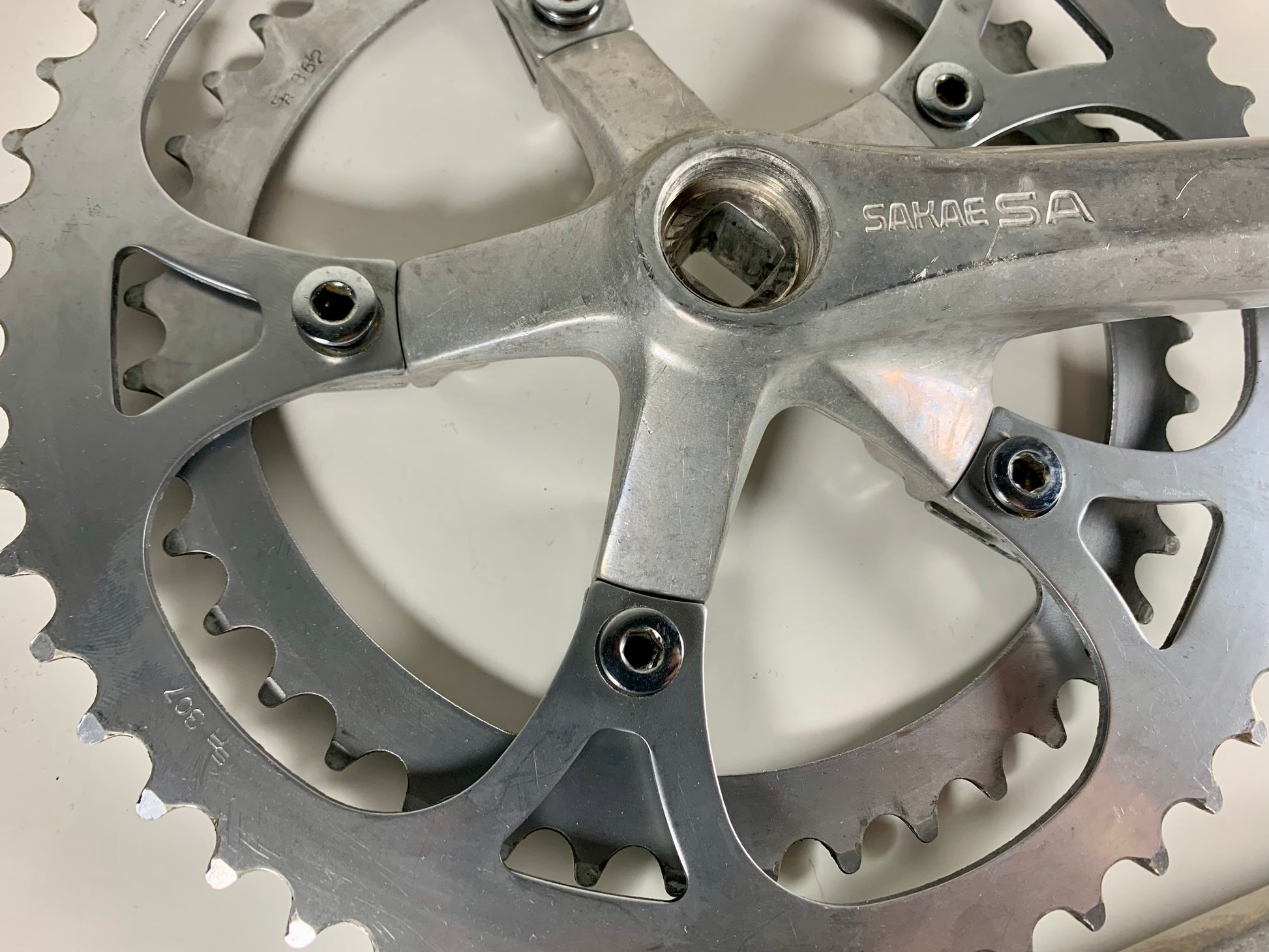 SR Sakae Ringyo Royal Pedalier / Chainset 170mm 52/42 9 SR Sakae Ringyo Royal Pedalier / Chainset 170mm 52/42 9