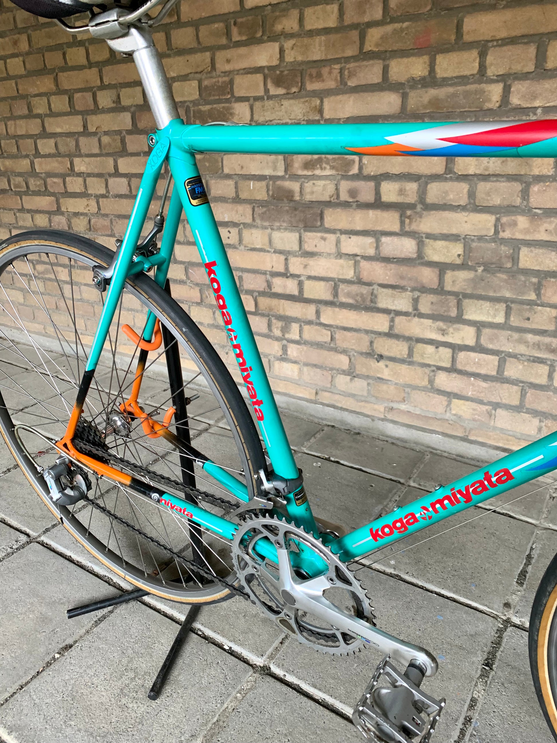 rennrad koga miyata gran winner 1988 Koga Miyata Granwinner 56cm Shimano 600 Tricolour – Retro Bike Rotterdam