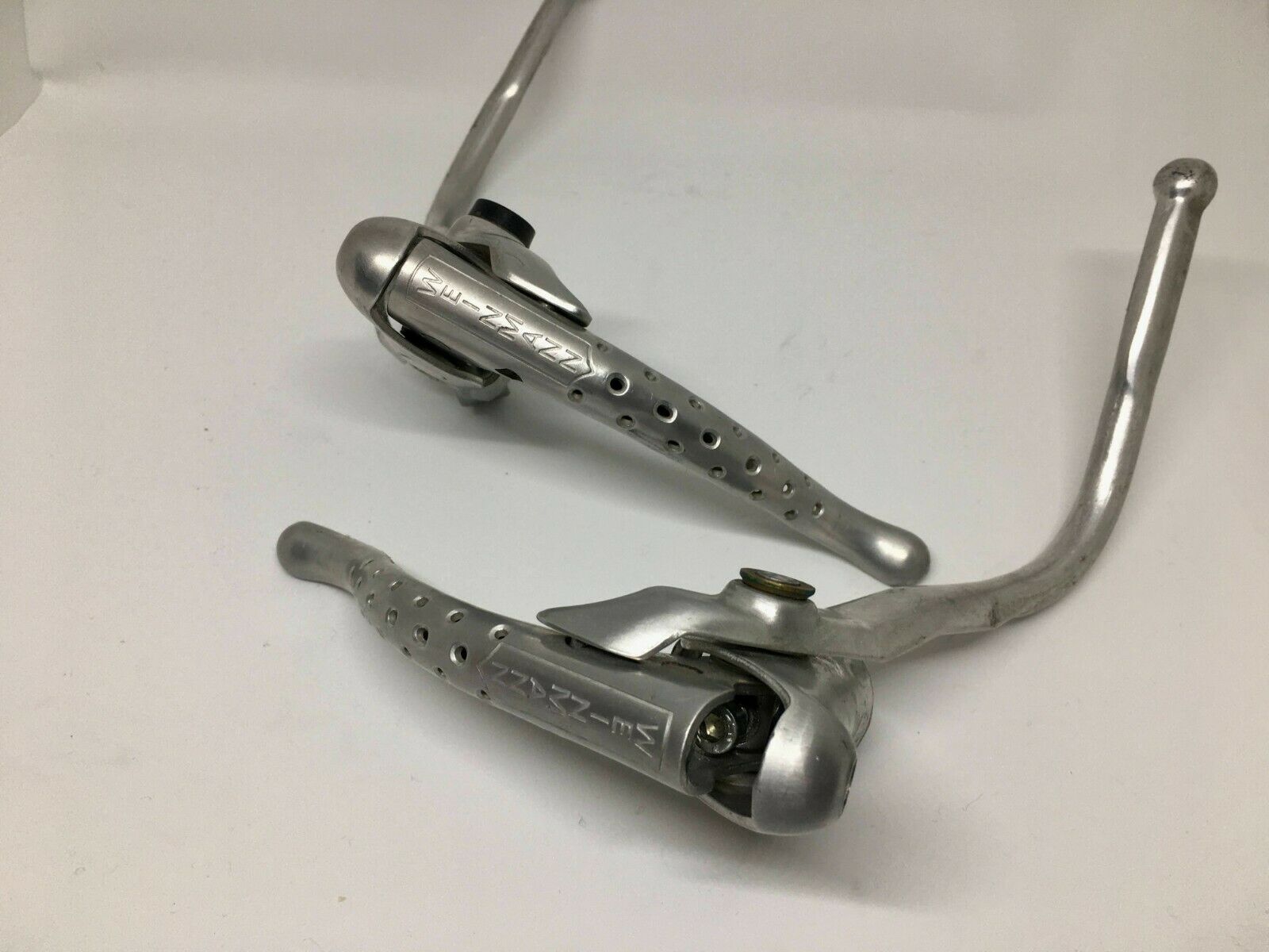 2x Leviers de freins en aluminium vélo vintage 1960s old 2x Leviers de freins en aluminium vélo vintage 1960s old